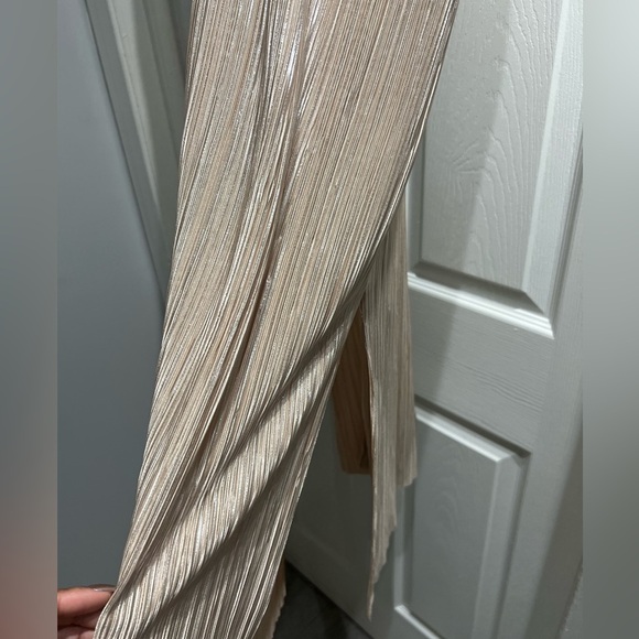 Zara Tan Spaghetti Strap Slip Maxi Dress for Cocktail - Picture 4 of 6